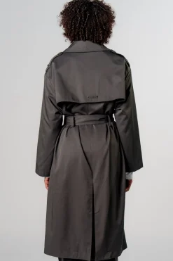 New Karo Kauer Trenchcoat Dark Grey