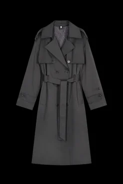 New Karo Kauer Trenchcoat Dark Grey
