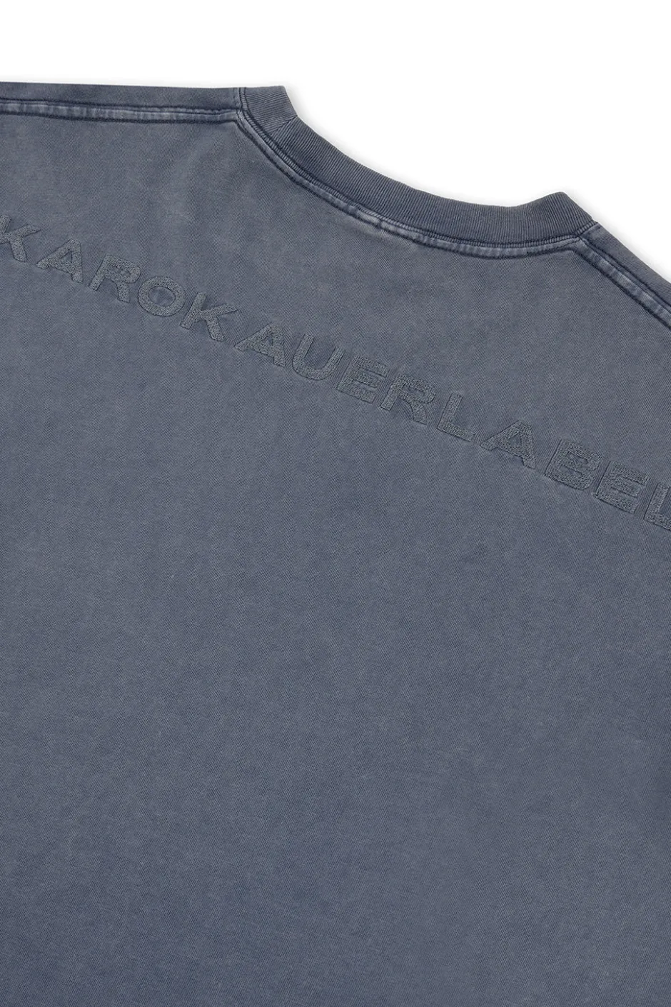 Fashion Karo Kauer T-Shirt Cropped Navy Blue