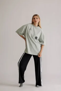 Hot Karo Kauer T-Shirt Glacier Blue