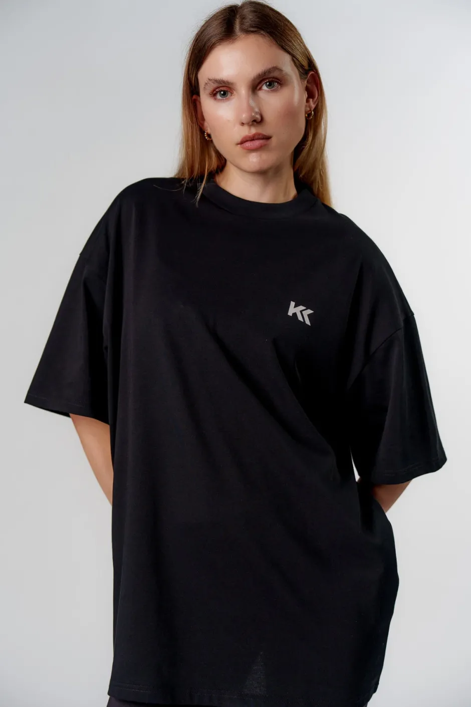 Outlet Karo Kauer T-Shirt KK Black