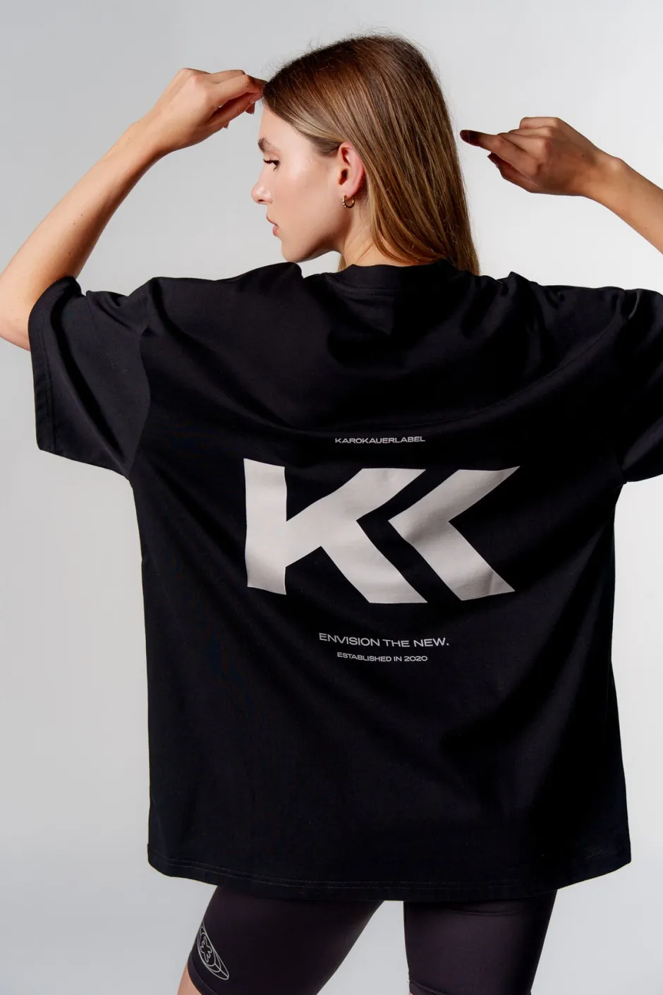 Outlet Karo Kauer T-Shirt KK Black