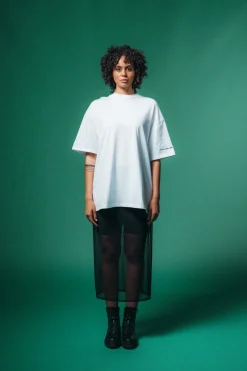 New Karo Kauer T-Shirt Photoprint White