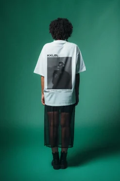 New Karo Kauer T-Shirt Photoprint White