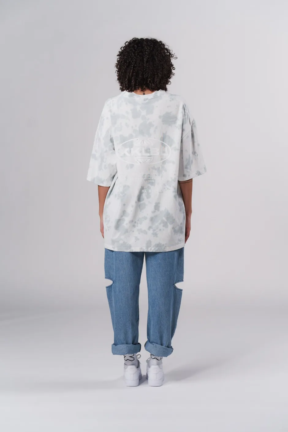 Fashion Karo Kauer T-Shirt Tie Dye