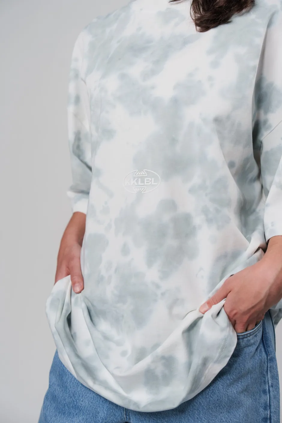 Fashion Karo Kauer T-Shirt Tie Dye