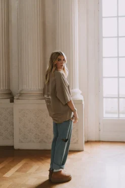 Hot Karo Kauer T-Shirt Washed Sand