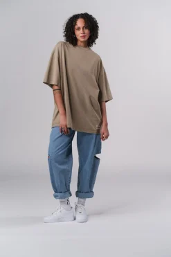 Hot Karo Kauer T-Shirt Washed Sand