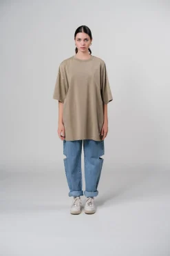 Hot Karo Kauer T-Shirt Washed Sand