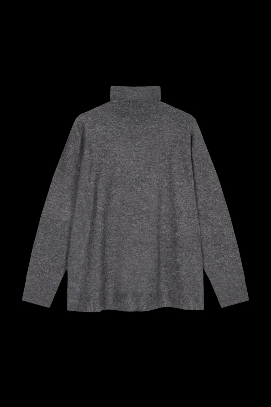 Discount Karo Kauer Turtleneck Knit Pullover Dark Grey