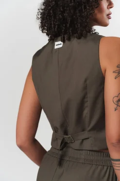 Best Karo Kauer Vest Olive