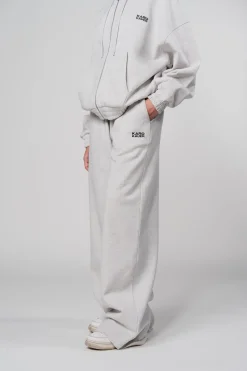Online Karo Kauer Wide Leg Jogger Pants Light Grey