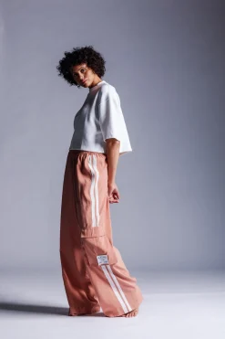 Outlet Karo Kauer Wide Leg Pants Rosewood