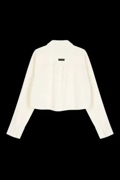 Fashion Karo Kauer Woven Blouse Cropped Creme