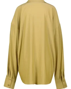 Hot Karo Kauer Woven Blouse Khaki