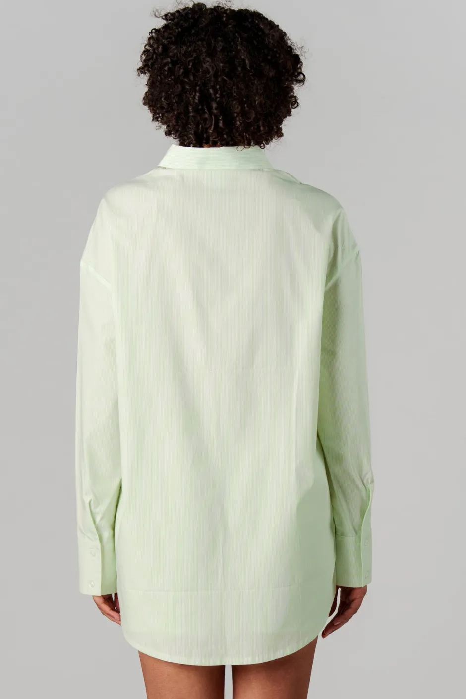 Discount Karo Kauer Woven Blouse Striped Matcha