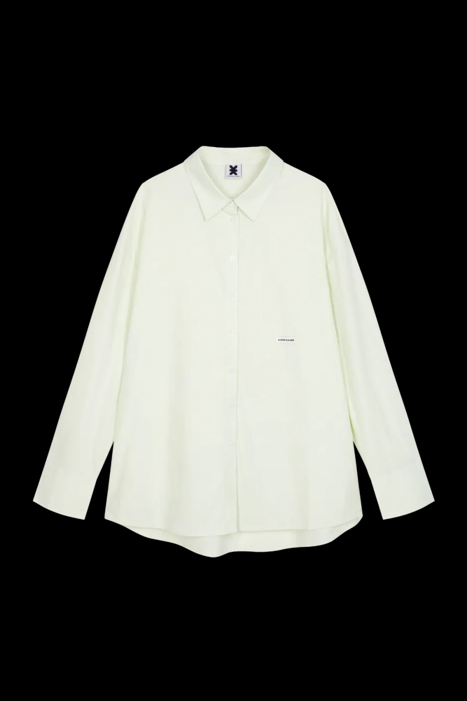 Discount Karo Kauer Woven Blouse Striped Matcha