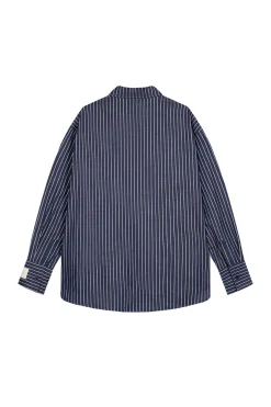 Sale Karo Kauer Woven Blouse Striped Navy