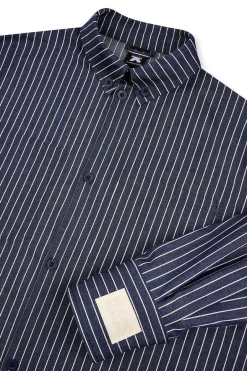 Sale Karo Kauer Woven Blouse Striped Navy