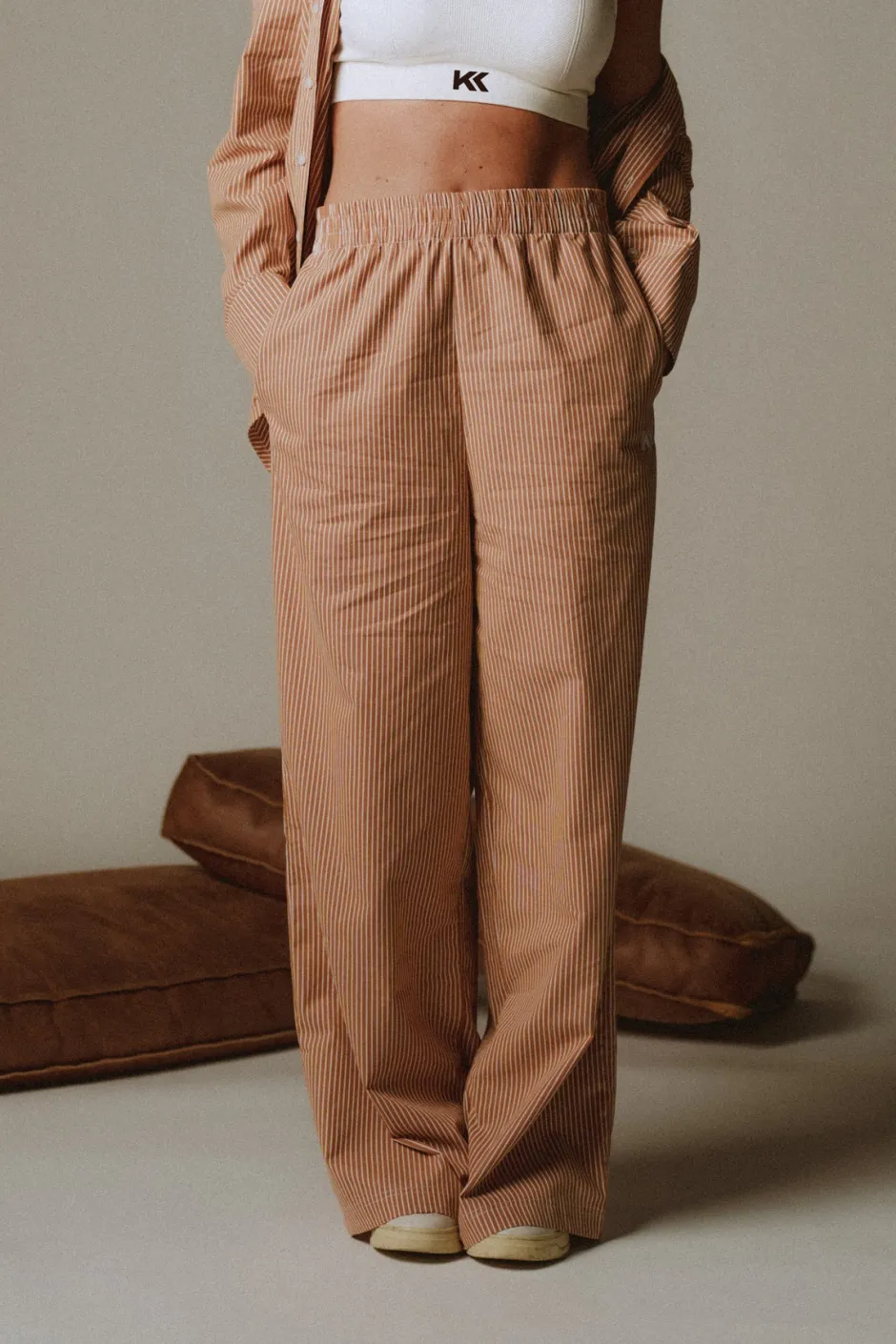 Sale Karo Kauer Woven Pants Camel