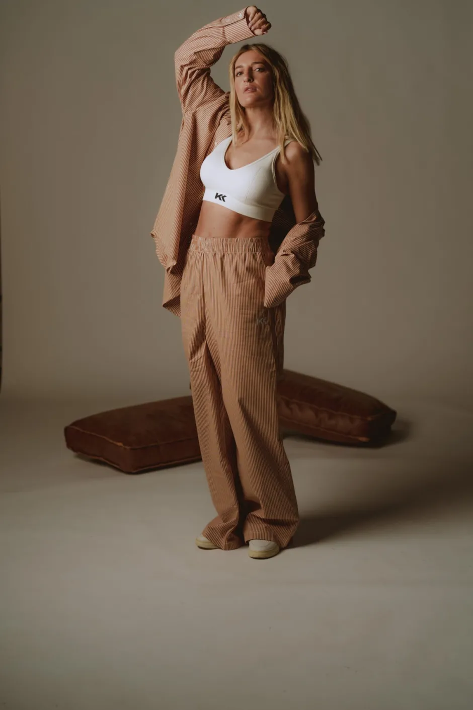 Sale Karo Kauer Woven Pants Camel