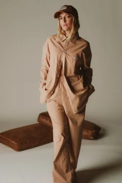 Sale Karo Kauer Woven Pants Camel