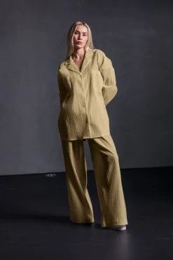 New Karo Kauer Woven Pants Khaki