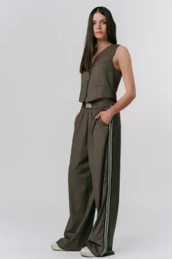 Best Karo Kauer Woven Pants Olive