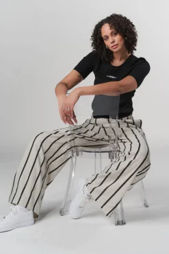 Discount Karo Kauer Woven Pants Striped Melange