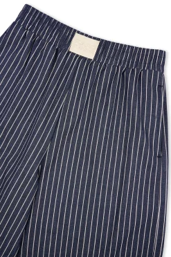Clearance Karo Kauer Woven Pants Striped Navy