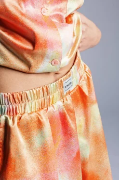 Fashion Karo Kauer Woven Shorts Aquarelle