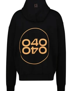 Hot Karo Kauer Zipped Hoodie Black 040