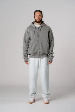 Sale Karo Kauer Zipped Hoodie Grey