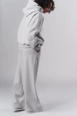 Online Karo Kauer Zipped Hoodie Light Grey